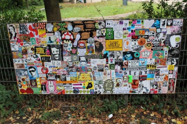 Stickercombo Späm - gesehen in Ottensen am 15.09.2012